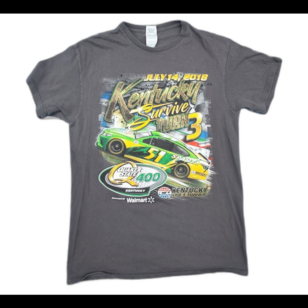 Kentucky Survive Quaker 400 T-shirt Size M